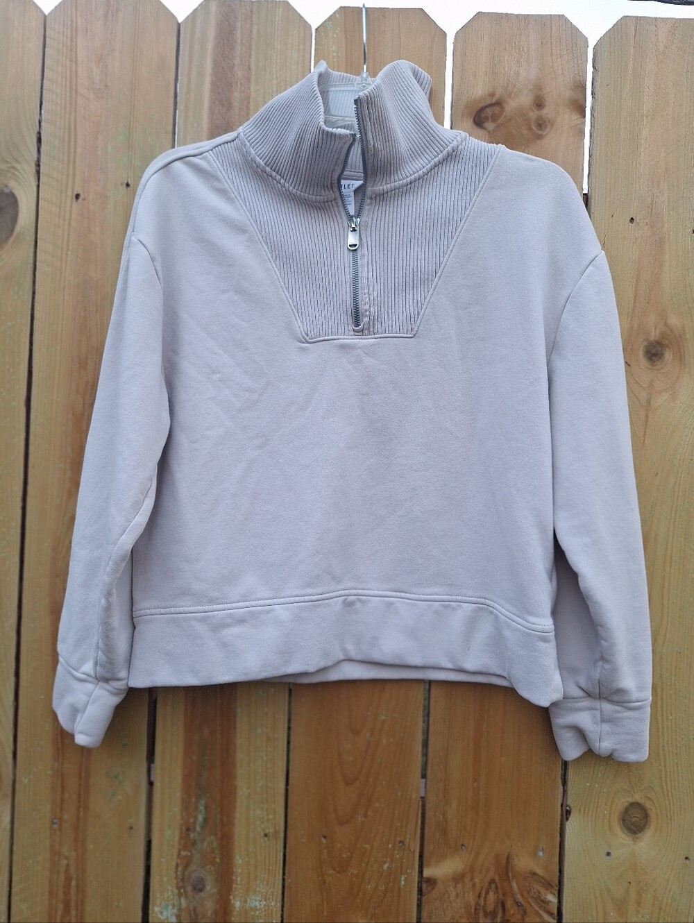 Athleta Retroplush Revive Half Zip Sweatshirt Size Small Athleisure